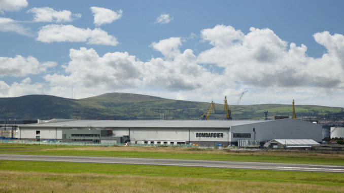 Spirit Aerosystems site at Belfast City Airport.