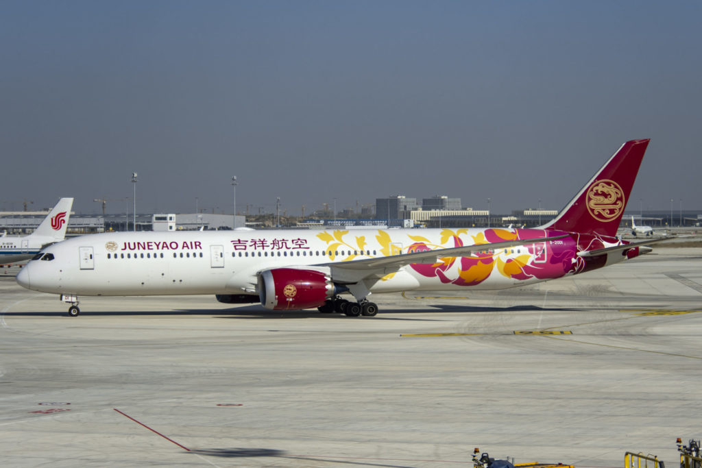 Juneyao Air Boeing 787 (Image: N509FZ/CC BY-SA4.0)