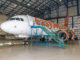 An Easyjet A319 in Caerdav's hangar.