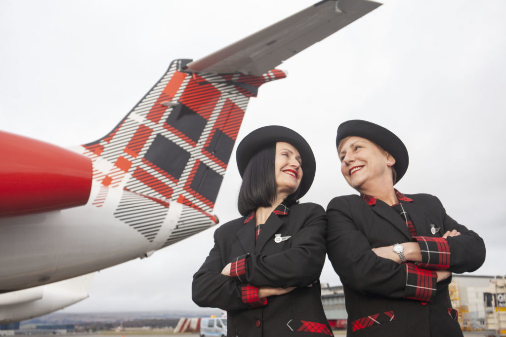 Michelle (left) and Laura (right) Cabin Crew