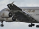 Emirates Airbus A380 at London Gatwick (Image: UK Aviation Media)