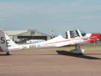 The Grob 109B motor glider, known by the RAF as the Vigilant T1, was used by the Air Cadet Organisation to give basic flying and gliding training to air cadets. (Image: OGL)
