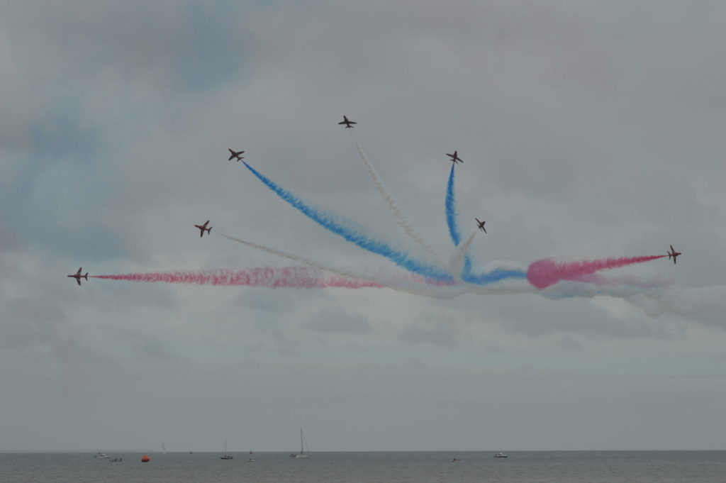 The Wales Airshow held annually at Swansea Bay