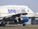 British Airways Boeing 747-400 showing the Oneworld logo at Cardiff Airport, All BA 747s have now been retired. (Image: UK Aviation Media)