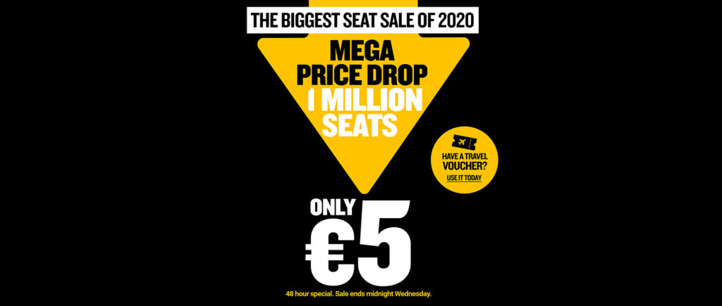 Ryanair Megadrop wide