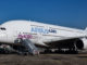 Airbus A380 MSN4, one of the test aircraft , now resides at the Paris Air and Space Museum at Le Bourget