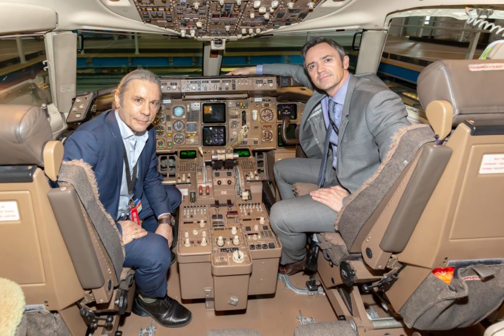 Chairman, Bruce Dickinson (L) and Group CEO, Joachim Jones (R) believe the time is right for Caerdav to make the move into cargo conversions.