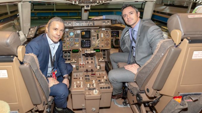 Chairman, Bruce Dickinson (L) and Group CEO, Joachim Jones (R) believe the time is right for Caerdav to make the move into cargo conversions.