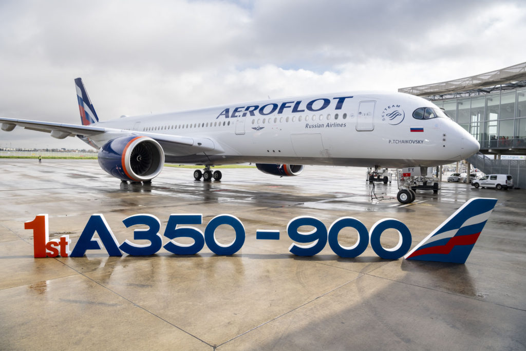 Aeroflot Airbus A350-900 (Image: Airbus/P Masclet)