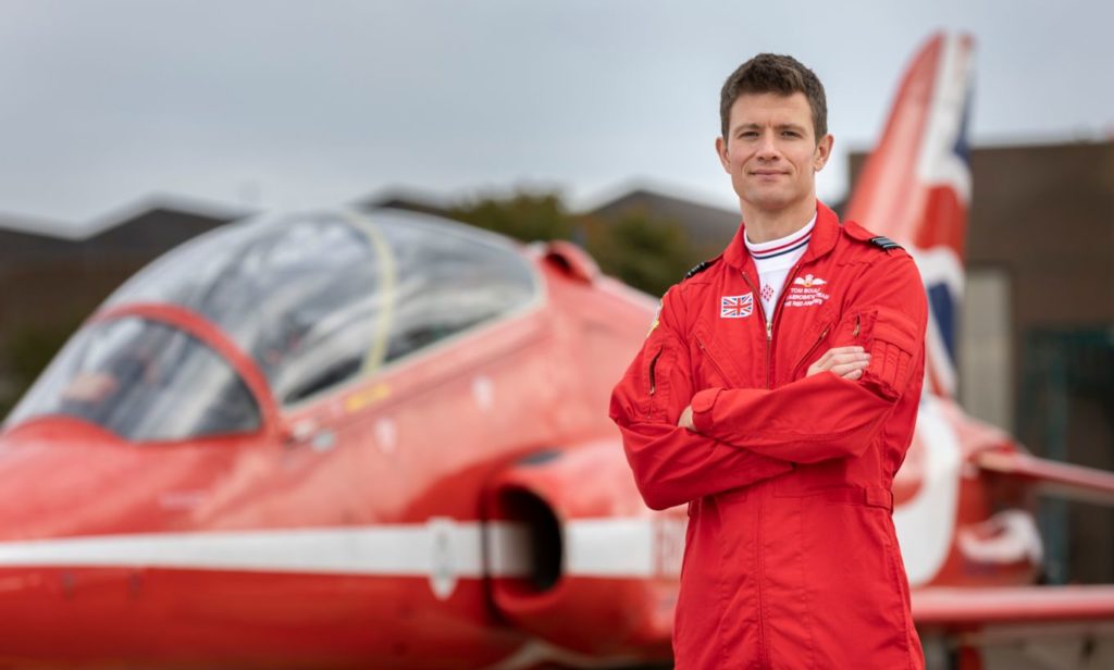 Sqn Ldr Tom Bould is the New Red 1 for 2021 (Image: MOD/Crown Copyright 2020)