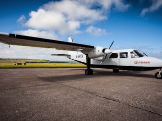 One of Loganair's Britten Norman Islanders