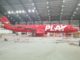 Play's Airbus A321neo being painted (Image: Play/Facebook)
