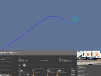OE-FGR playback (FlightRadar24)