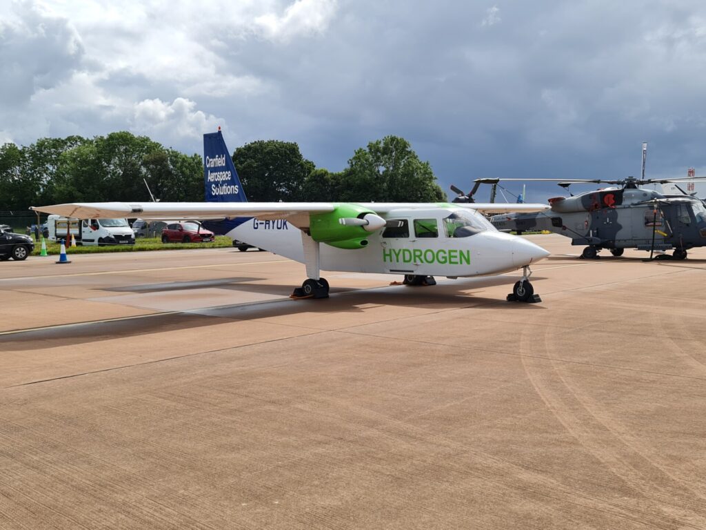 Hydrogen powered BN Islander (Image: UK Aviation Media)