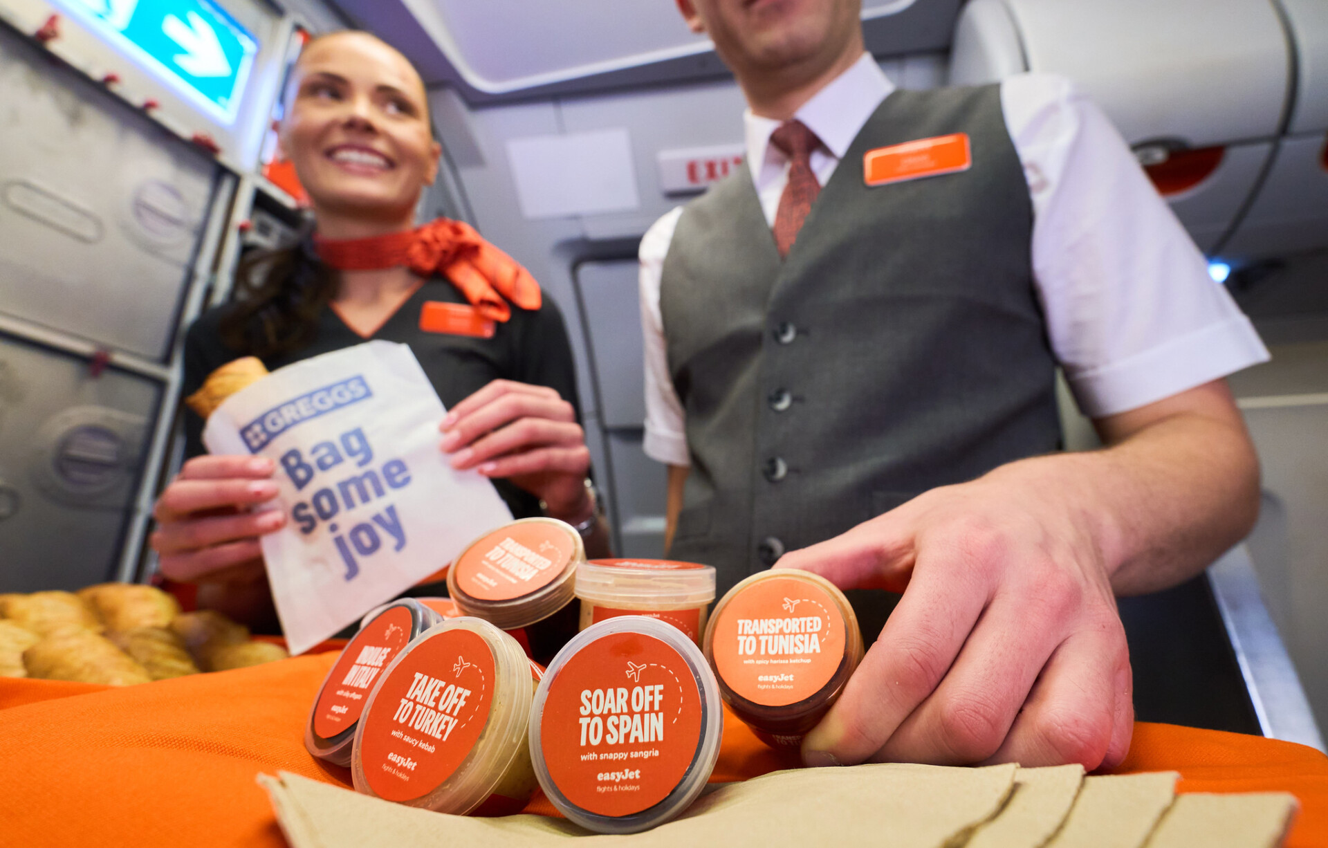 Easyjet Snack Box easyJet (sausage) rolls out its new base at Newcastle | UK Aviation News