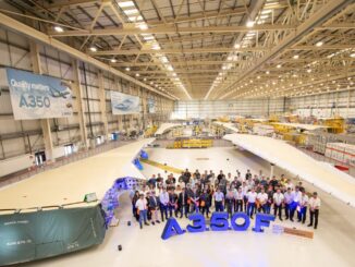 The first A350F wingset