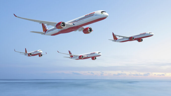 AIR INDIA FORMATION FLIGHT