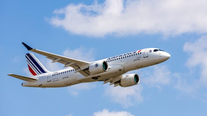 Airbus A220 delivery to Air France