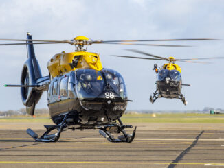 An Airbus H145 at RAF Shawbury (Crown Copyright)