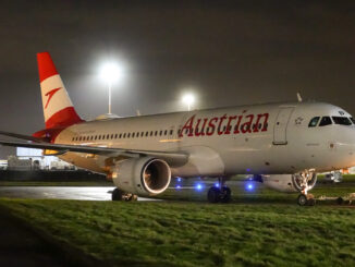 Austrian Airlines departs Airbourne Colours at EMA