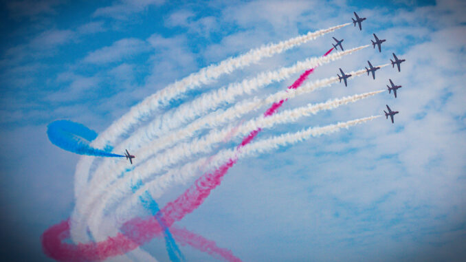The Red Arrows at the Bournemouth Air Festival (Image: UK Aviation Media)