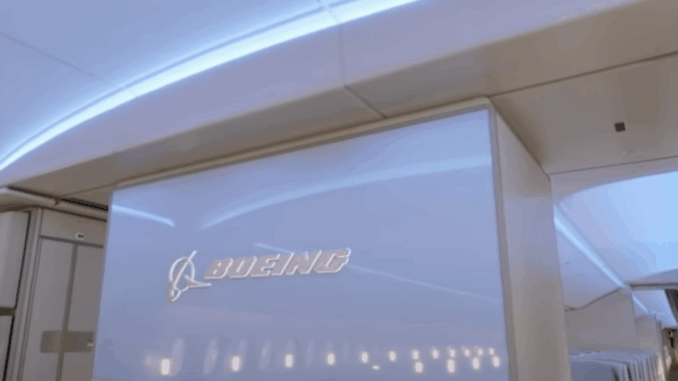 Boeing 777X Cabin Screen