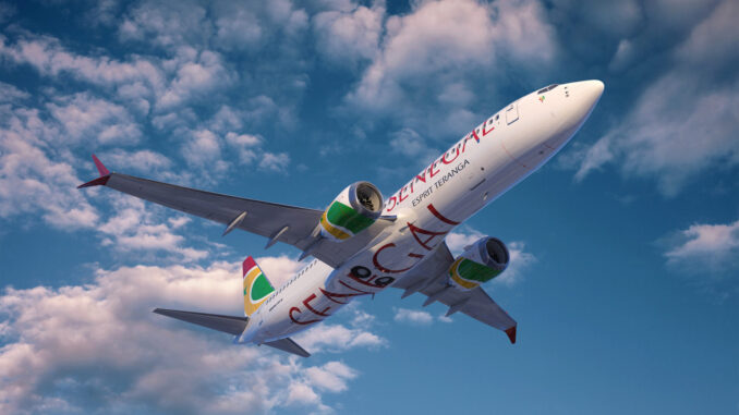 Air Senegal's largest commitment to purchase nine 737-8 jets. (Image: Boeing)
