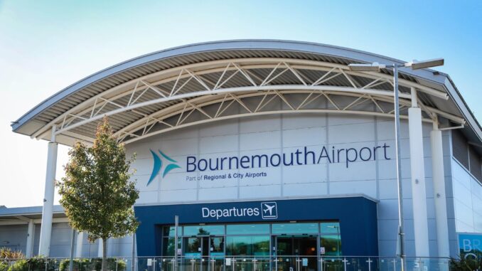 Bournemouth AIrport Terminal Entrance (Image: Bournemouth Airport)