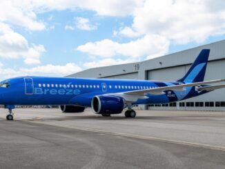Breeze Airways A220 in Mobile, Alabama