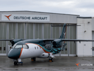 First D328eco test aircraft is rolled out in Germany.