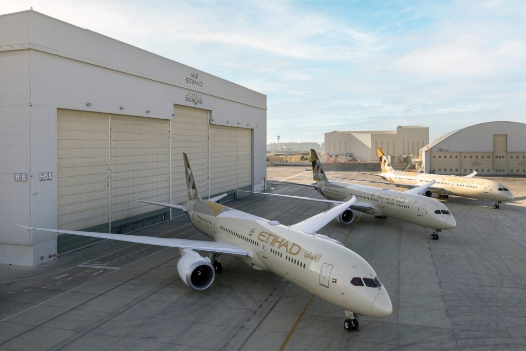 Etihad Airways' latest 787s