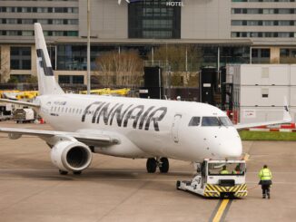 Finnair celebrates 30 years of flying to Manchester Airport