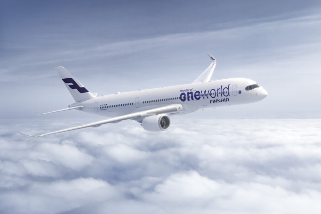 Finnair Airbus A350 in Oneworld livery