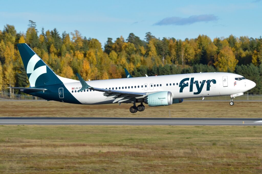 Flyr Boeing 737 Max 8 (Image: OsloPlaneSpotting/Wikimedia/CC BY-SA 4.0)