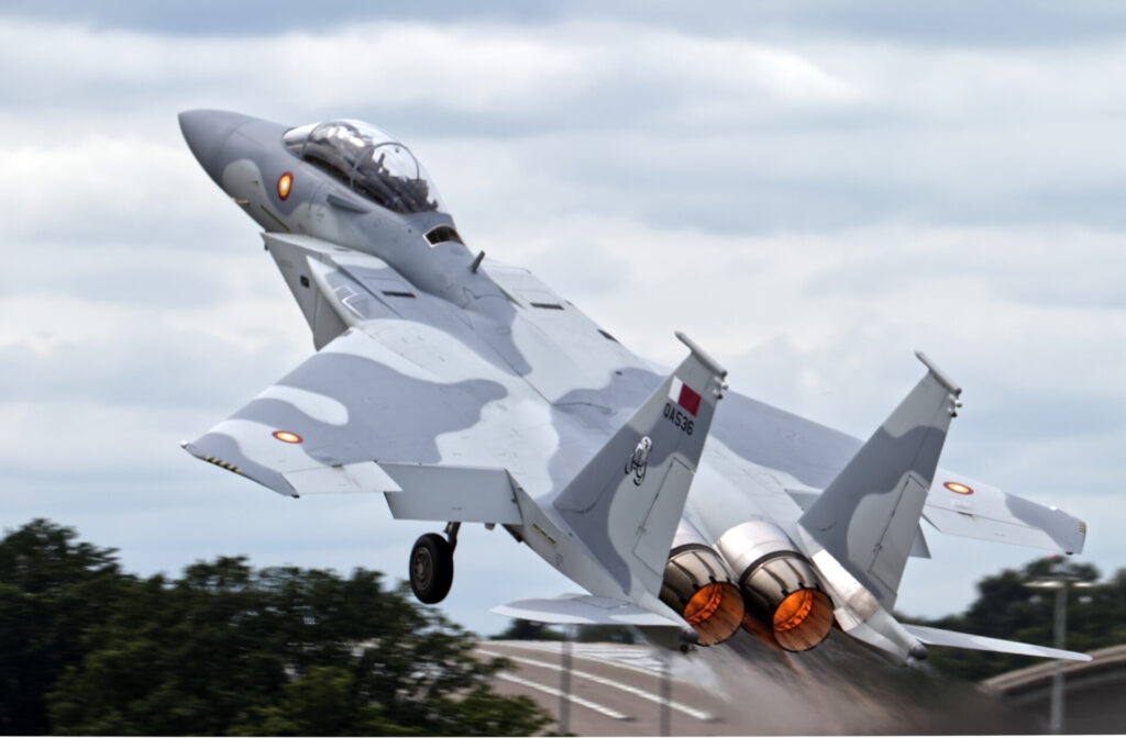 Boeing F15QA (Image: UK Aviation Media / John Moore)