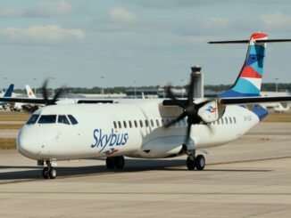 Skybus liveried ATR72