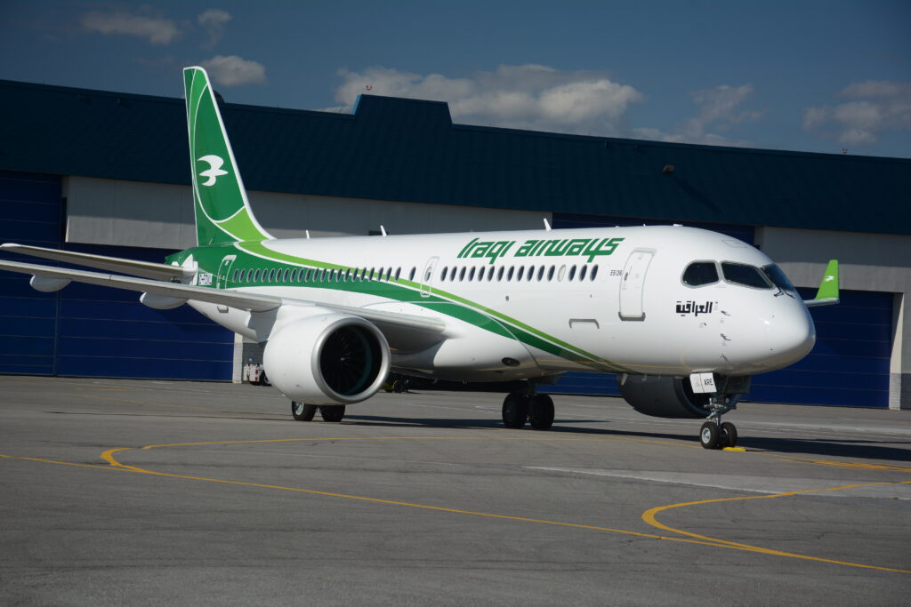 Iraqi Airways A220-300 YI-ARE (Image: Airbus)