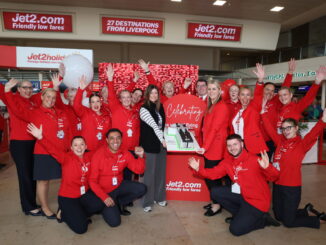 Jet2 celebrates a year of oeprating from Liverpool Airport