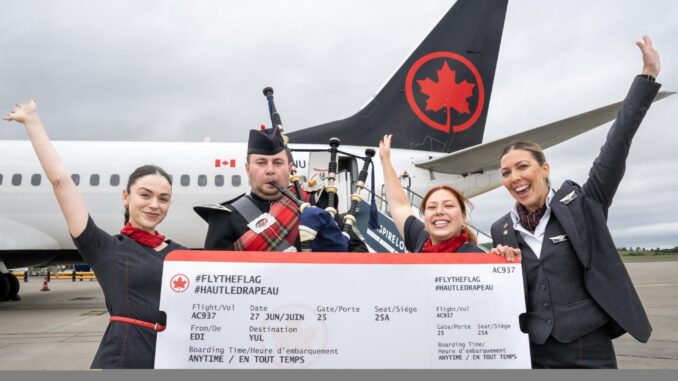Air Canada takes off with new Edinburgh to Montreal route