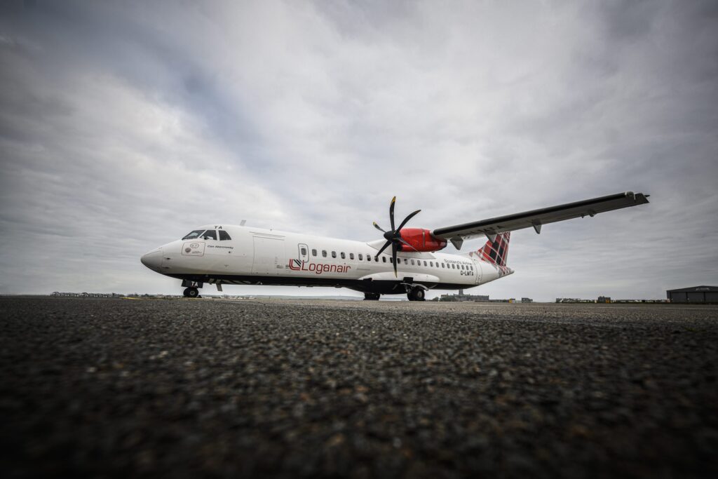 A Loganair’ ATR72
