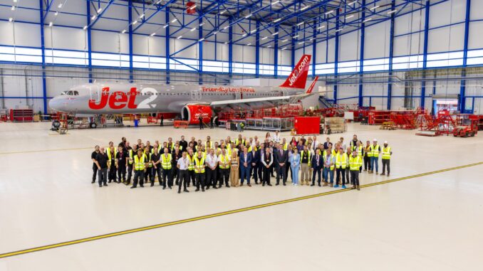 New Jet2 hangar at Manchester Airport