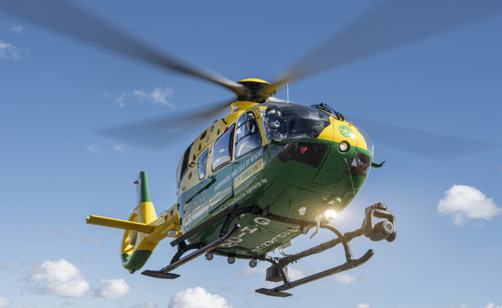 Hampshire and Isle of Wight Air Ambulance (Image: Babcock / Tim Walker)
