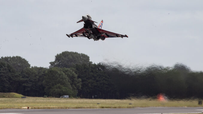 RAF Eurofighter Typhoon display at RIAT 2023 (Image: Max Thrust Digital)
