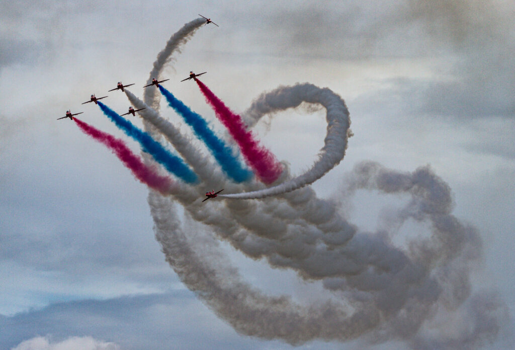 The Red Arrows at RIAT 2023 (Image: UK Aviation Media)