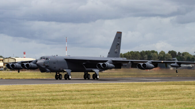 Boeing B52H Stratofortress (Image: UK Aviation Media)