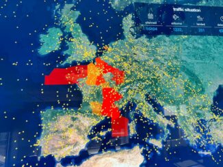 Ryanair's impact map of French ATC Strike