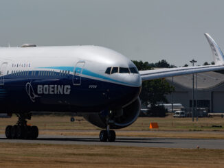 Wingtips that fold automatically after landing? That will be the 777-9 (Image: Nick Harding / UK Aviation Media)