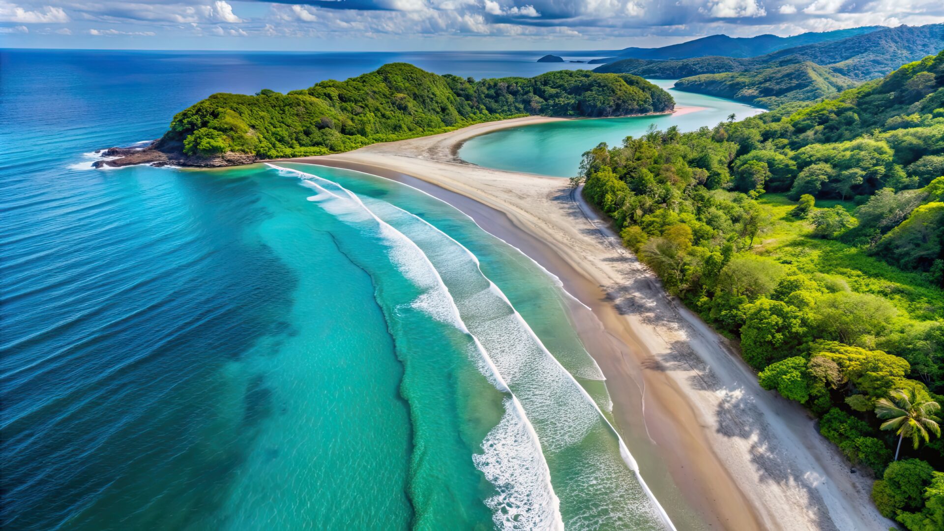 Samara beach in Costa Rica