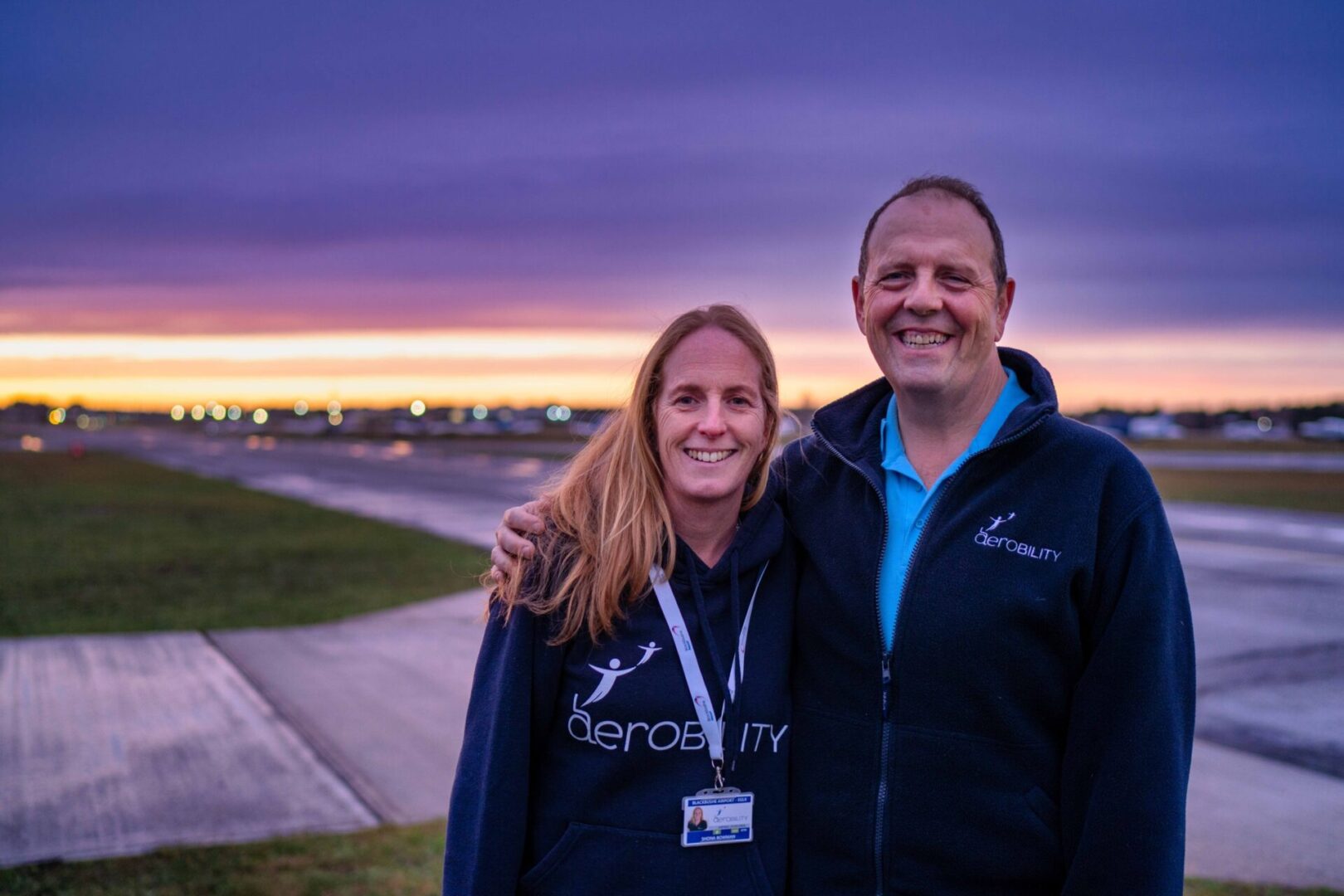 New Chair Neil Tucker with Outgoing Chair Shona Bowman