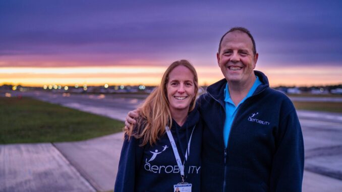 New Chair Neil Tucker with Outgoing Chair Shona Bowman